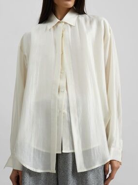 The Frankie Shop Roanne Fluid Double Shirt